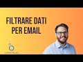 Filtro origine dati per indirizzo email - Looker Studio (DataStudio)