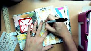 Visual Journal Technique of the Week: Windows and Folds