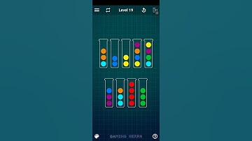 Ball Sort Puzzle Level 19