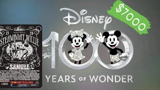 Disney 100 Years of Wonder Weiss Schwarz Box Opening 🙏