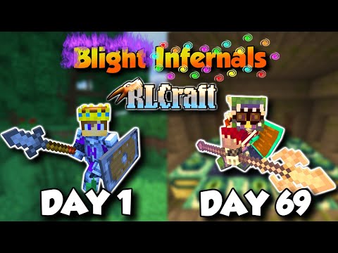 100 Days RLCraft But All Mobs Are Blight Infernals (Part 1/2)