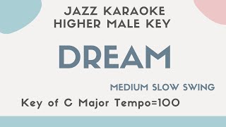 Dream (Swing Jazz ver.) Jazz KARAOKE (backing track) - male key