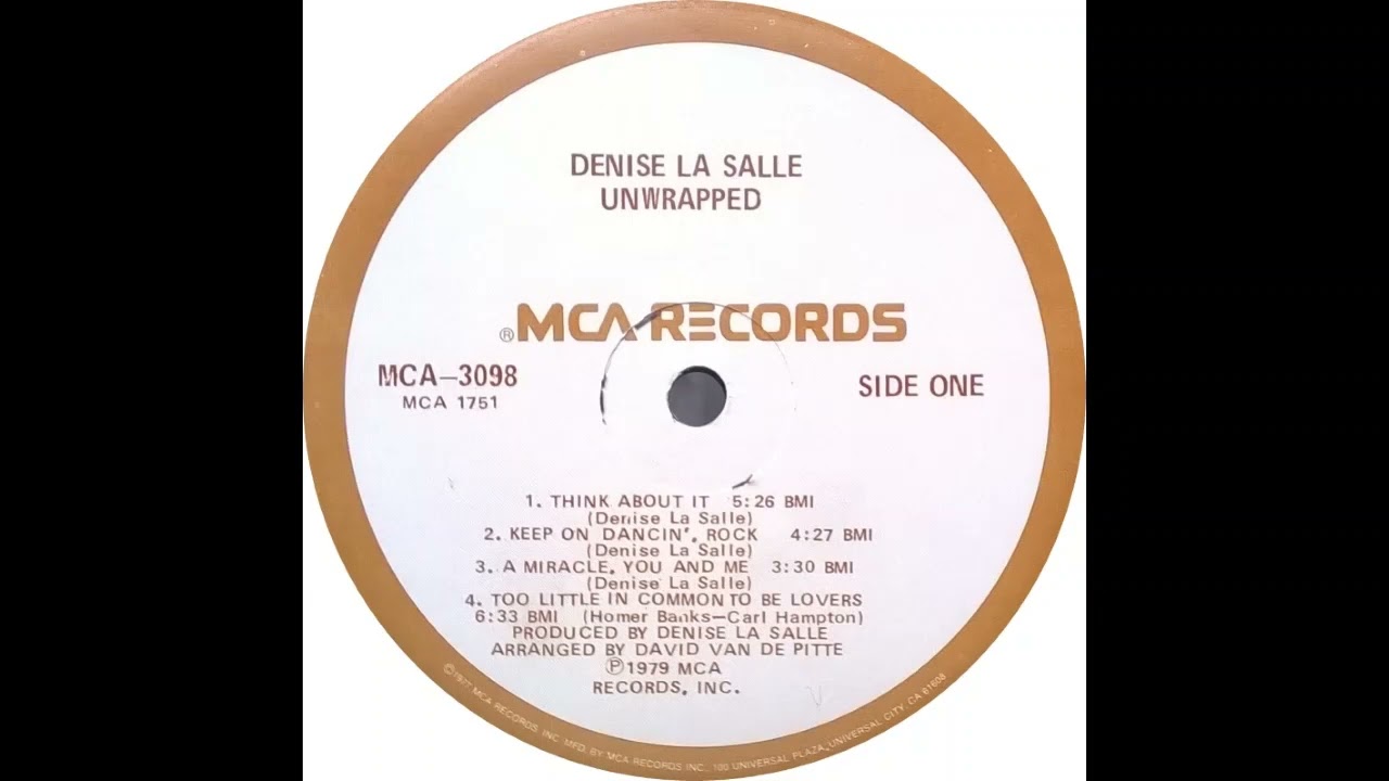 Denise Lasalle - Think About It !!! (1979) - YouTube