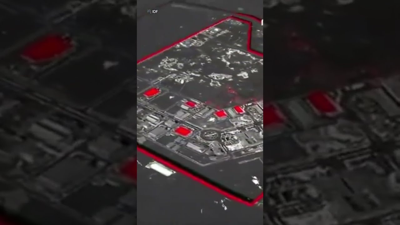 Israel Releases Video Of Strike On Iran S Nuclear Facility