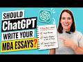 Should ChatGPT Write Your MBA Essays? 3 Warning Signs Admissions Notice