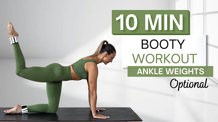 10 min BOOTY WORKOUT | Shape and Sculpt Your Glutes | Ankle Weights Optional