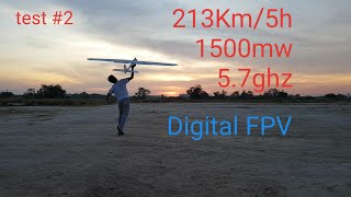 Celebrity Phoenix 2400 + Ruby HD (213km/5h ..1500mW/5.7ghz Digital FPV) test 2 Profile
