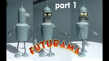 Bender from Futurama pt.1. Scratchbuilt - trash bashed robot. Building Bender.