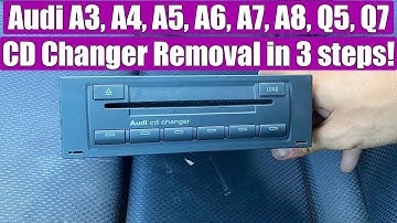 TUTORIAL: How to Remove CD Changer (Glove Box / Compartment) Audi A3, A4, S4, A6, A7, A8 D3, Q5, Q7