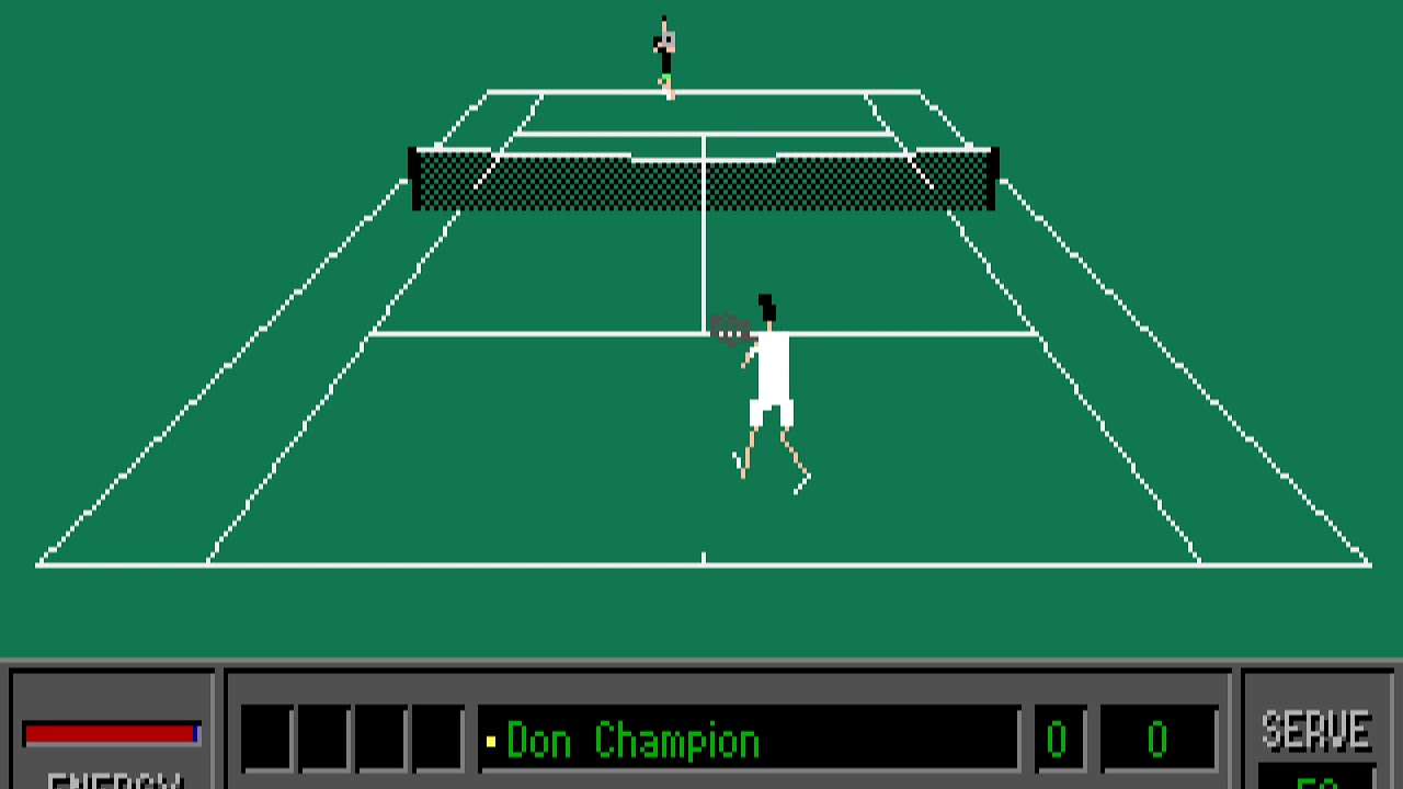 4D Sports Tennis (1990), MS-DOS game nr. 42 - YouTube