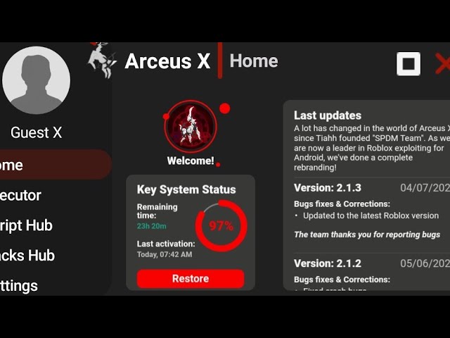 Arceus X 2.1.3 mediafire link no ads, etc.