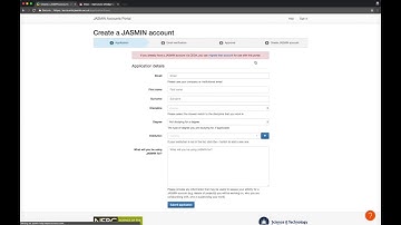 JASMIN Accounts Portal: Getting a new JASMIN account