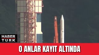 Japonya Uzaya Uydu Fırlattı, O Anlar Kayıt Altına Alındı