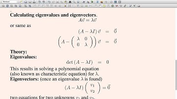 Linear Systems   3 Eigenvalues Theory