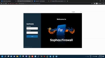 How to set up Sophos firewall Version 19 in VMware