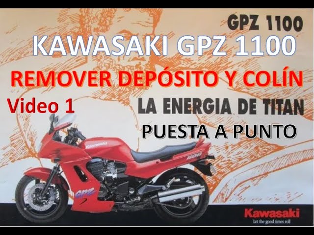 Tank Fuel tank Gasoline tank Kawasaki GPZ 1100 Unitrak KZT10B-B 83