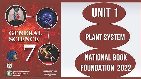 Class 7 science chapter 1|Plant system|NBF