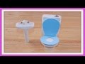 DIY Miniature Toilet and Sink 🚽 How to Make Miniature Things