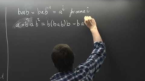 Abstract Algebra - Lothar Göttsche - Lecture 08
