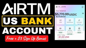 Get a FREE US Virtual Bank Account on AirTM (No SSN Required!)