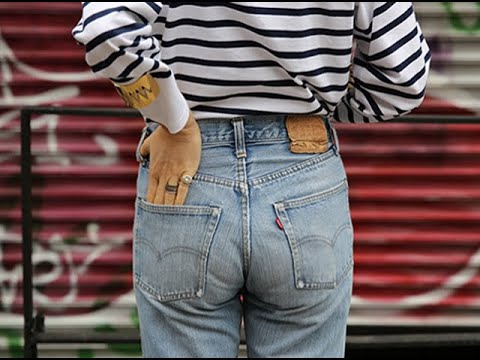 How do you fix sagging jeans - YouTube