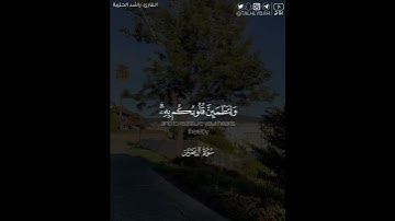 ﴿وما جعله الله إلا بشرى لكم ولتطمئن قلوبكم به ..﴾ | القارئ: راشد الحليبة