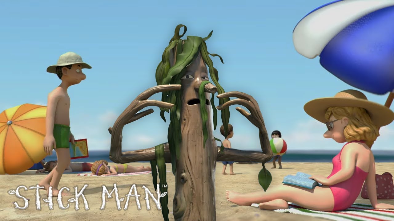 How Will Stick Man Leave the Beach Safe and Sound? @GruffaloWorld: Compilation