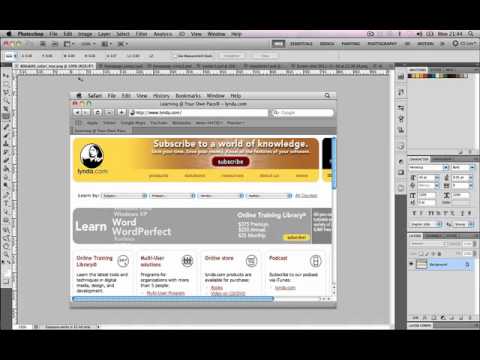 Download Photoshop CS5.1 Tutorial - Creating Homepage Mockups - YouTube