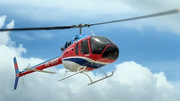 Cận cảnh trực thăng Bell 505 ở Tuần Châu - Hạ Long VN-8650.