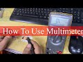 Multimeter को कैसे चलायें|How to use multimeter|#multimeter#voltage#electrical#diode#resistance#amp