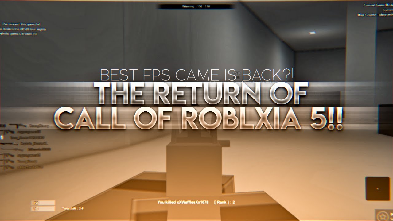 The Return Of Call Of Robloxia Best Fps Game Is Back