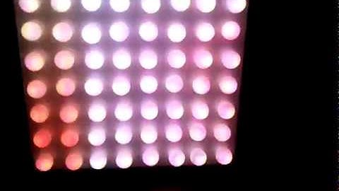 8x8 RGB LED Matrix (GLEDIATOR and Arduino)
