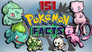 151 Facts About The First 151 Pokémon