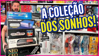 Eu visitei a COLEÇÃO DE VIDEOGAMES dos sonhos!