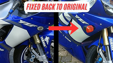 Yamaha R1 - Fixed indicator lights back to original