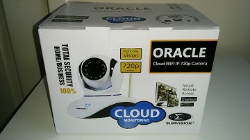 SUMVISION ORACLE Cloud WIFI IP 720p Camera Unboxing