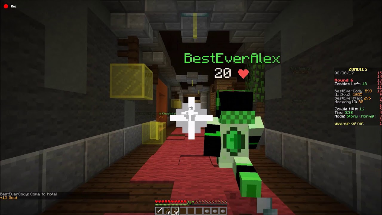 Hypixel Zombies Minigame! - YouTube