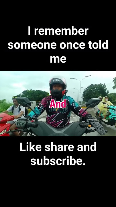 I remember someone once told me | MOTIVATION #motivational #motorcycle #shorts #quotes
