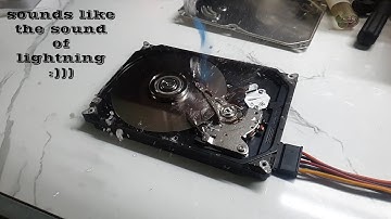 Take a look inside HDD - Some Funny Experiment while It
