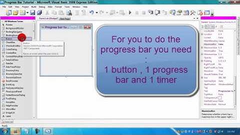 Progress Bar Tutorial - Visual Basic 2008 and 2010