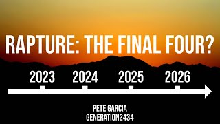 Rapture: The Final Four?