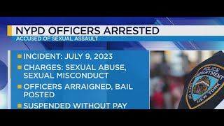 NYPD cops accused of sexually assaulting woman