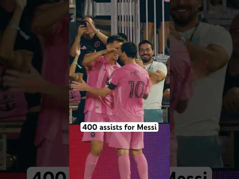 400 assists for the goat 🐐 #Messi