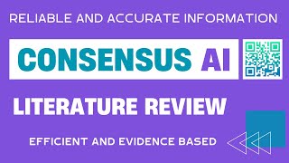 Literature Review Made Easy with Consensus AI