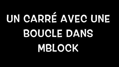 Comment créer un carré à l