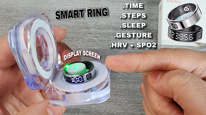 SMART RING WITH SCREEN DISPLAY + GESTURE CONTROL