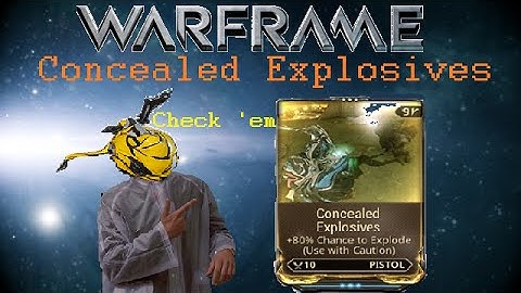 Warframe - Concealed Explosives (Rare Mod)