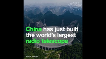 China has just built the world’s largest radio telescope