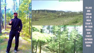 Village and urban life in India // Today's my tour travel our Forests Kupwara Kashmir India 🎄🌲