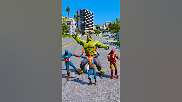 GTA V AVENGERS SAVING SPIDER MAN #shorts | GYZON